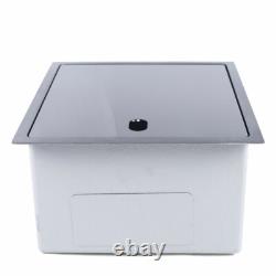 Hidden Kitchen Sink Single Bowl Bar, Small Size Sink, Stainless Steel Black NEW