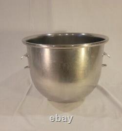 Hobart 20qt Stainless Steel Mixer Bowl with Hobart 20qt Paddle A-200-20