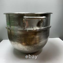 Hobart 30 qt Commercial Mixing Bowl Stainless Steel Heavy Duty Double Handles