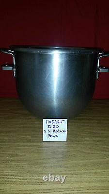 Hobart Mixer Bowl DS20 Bowl Stainless Steel Mixing Bowl STEP DOWN 30 QT 20QT