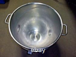 Hobart Stainless Steel 60-quart Mixing Bowl VMLH-60 With Dolley Rolling Cart