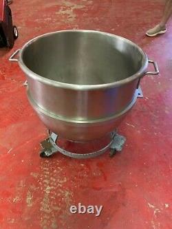 Hobart Stainless Steel Mixing Bowl 80 QT on Wheels