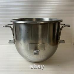 Hobart VMLH30 Stainless Steel Commercial 30 Quart Mixing Bowl. 19.5x15.5x13