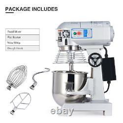 Household 600W Stand Mixer w 10L Stainless Steel Mixing Bowl Kitchen Appliance