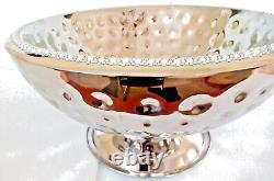 IL Mulino Jeweled / Hammered / 12-qt Stainless Bowl Beer Ice / Punch Bowl