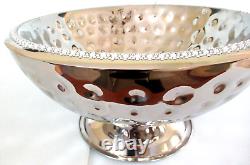 IL Mulino Jeweled / Hammered / 12-qt Stainless Steel Bowl New / Never Used