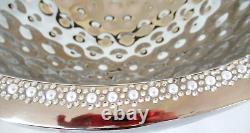 IL Mulino Jeweled / Hammered / 12-qt Stainless Steel Bowl New / Never Used