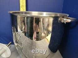 KITCHEN AID Stainless Steel Bowl with Handles & 3 Attachments mixers see pictures