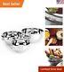 Kitchen Accessories Stainless Steel Mixing Bowls Set 1.5, 3, 5 Quart Metal Mi