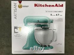 Kitchen Aid Artisan (KSM150PSAQ) Tilt-Head Stand Mixer Aqua Sky, Brand New