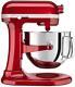 Kitchen Aid Ksm7586pca Pro Line 7 Quart Bowl-lift Stand Mixer In Candy Apple Red