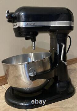 Kitchen Aid Professional Mixer 6 Qt Bowl-Lift Stand Mixer 475 Watt Black Tested