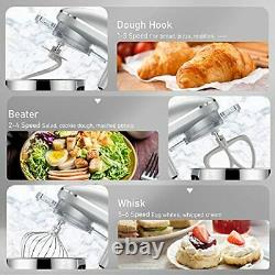 Kitchen Electric Mixers Stainless Steel Mixing Bowl Dough Hook Wire Whisk