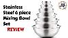 Kitchen Kemistry Stainless Steel Mixing Bowl Set Review