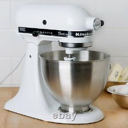 KitchenAid 4.5Qt Classic Standmixer White Countertop