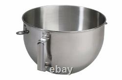 KitchenAid 5qt Polished Stainless Steel Mixer Bowl with Flat Handle