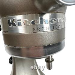 KitchenAid Architect Stand Mixer Tilt 4 Attachments Gray KSM150APSCS Tested