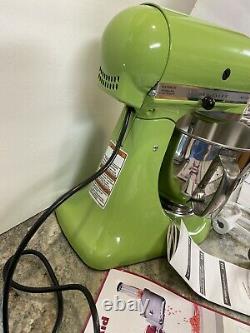KitchenAid Artisan 5-Quart 325W Stand Mixer 10 Speed Green Apple & Food Grinder