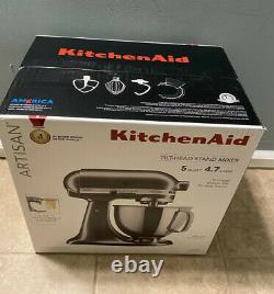 KitchenAid Artisan 5 qt. 4.7Lt. Stand Mixer (Liquid Graphite) -Brand New, Sealed