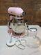 Kitchenaid Artisan Pink 5 Qt Electric Tilt Head Stand Mixer With 4 Accessories
