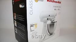 KitchenAid Classic Series 4.5 Quart Tilt-Head Stand Mixer White K45SSWH