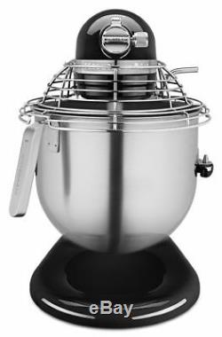 KitchenAid Commercial 8-Quart Bowl-Lift Stand Mixer with Bowl Guard Onyx Black