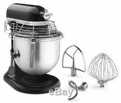 KitchenAid Commercial 8-Quart Bowl-Lift Stand Mixer with Bowl Guard Onyx Black