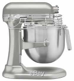 KitchenAid KSMC895NP Bowl Guard Commercial Mixer 8 Qt NSF 1.3HP Nickel Pearl