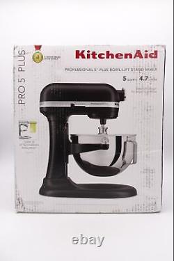 KitchenAid Professional 5 Plus 5qt Stand Mixer KV25G0XBM- Matte Black
