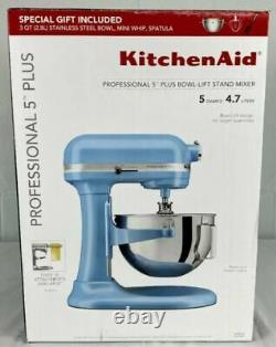 KitchenAid Professional HD Stand Mixer, Blue Velvet, WA5117323 883049582450