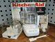 Kitchenaid Ultrapower 11 Cup Food Processor Kfp600ww With Attachments & Box