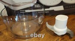 KitchenAid UltraPower 11 Cup Food Processor KFP600WW With Attachments & Box