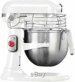 Kitchenaid 5KSM7990XBWH Planetary Food Mixer, 6.9 L, White