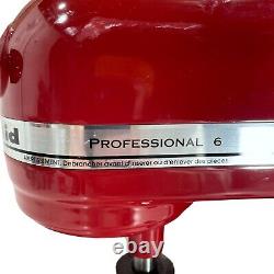 Kitchenaid Professional 6 Kitchen Mixer 6 QT Red Tested No Attachments