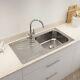 Kohler Ease Inset Stainless Steel Kitchen Sink Single Bowl Waste 950 X 500mm
