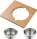 Kore Serving Board Set With Mixing Bowl And Colander For Workstation Kitchen Sin