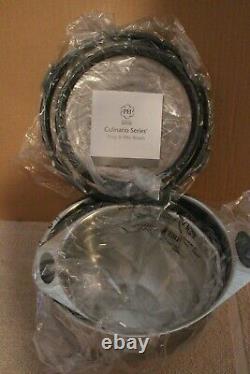 L 5831 Princess House Culinario Series 2 Mixing Bowls Stainless Steel New in box