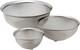 La Base Tsubame Sanjo Round Colander 3 Piece Set Kitchen Tool Silver Japan New