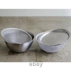 La Base Tsubame Sanjo Stainless Steel Bowl & Colander 4 Piece Set LLM-8717