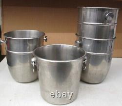 Lot of 4 Stainless Steel Mixer bowls