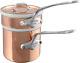 M'150 S Copper Tinned Bain Marie With Lid, And Cast Stainless Steel Handle, 0.9