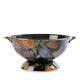 Mackenzie-childs Floral Flower Market Black Everything Bowl, New, Nwt