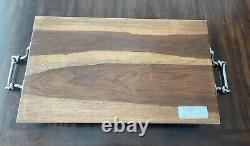 Mary Jurek Rosewood Cheese Board & Helyx Snack Set 3 Bowl with Knot Handle