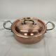 Mauviel Copper Pan Withlid & Cast Stainless Steel Handles