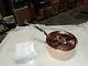 Mauviel M'150s 1.5mm Copper Saucepan Withlid & Cast Stainless Steel Handle, 1.2-qt