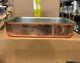 Mauviel M'200b 2mm Copper & Stainless Steel Roasting Pan Withrack, 13.7 X 9.8-in