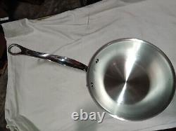 Mauviel M'6S 2.7mm Copper Saute Pan With Stainless Steel Handle, 2.1-Qt