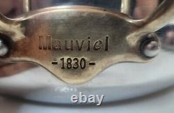 Mauviel M'COOK B 5-Ply Rondeau With Curved Lid, Brass Handles 3.2-Qt Made France