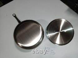 Mauviel M'Cook 2.6mm Sauce Pan With Lid & Cast Stainless Steel Handles, 2.6-Qt