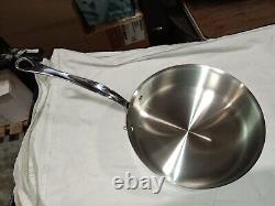 Mauviel M'Cook 2.6mm Saute Pan With Cast Stainless Steel Handles, 3.2-Qt